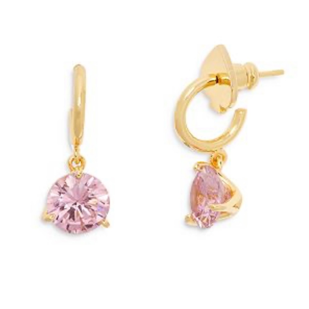💜Kate Spade New York Brilliant Statement Prong set drop earrings